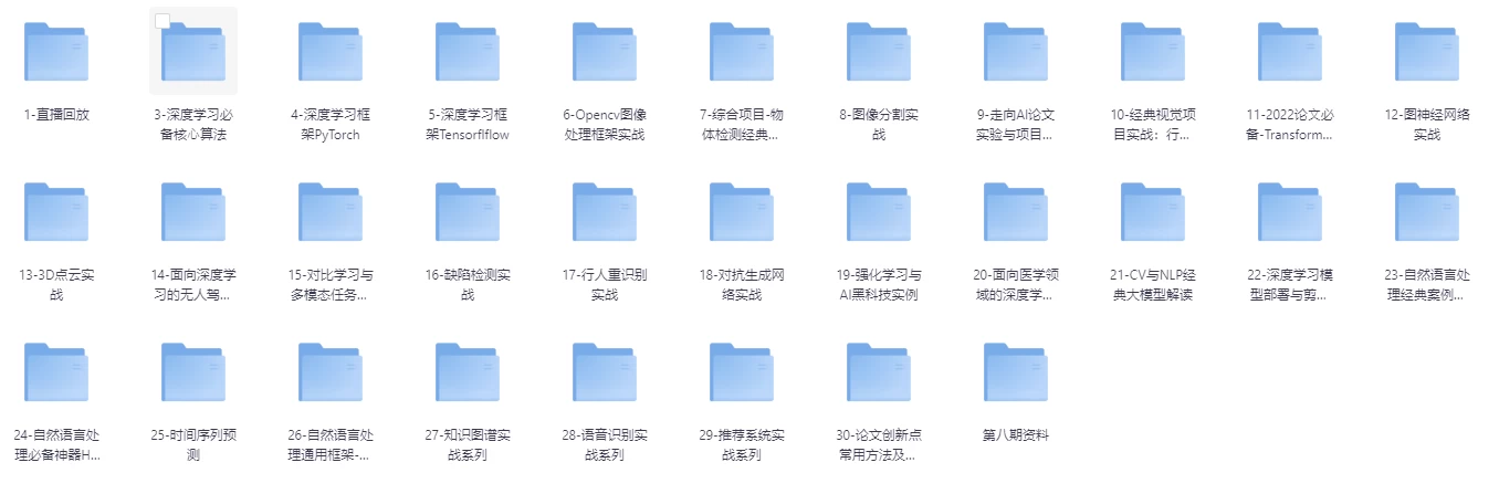 咕泡-人工智能深度学习系统班（第八期）-带课程资料