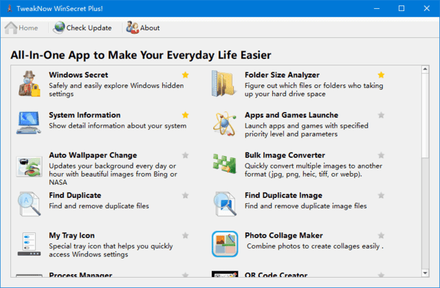 TweakNow WinSecret Plus!(系统优化软件) v5.7.7 便携版