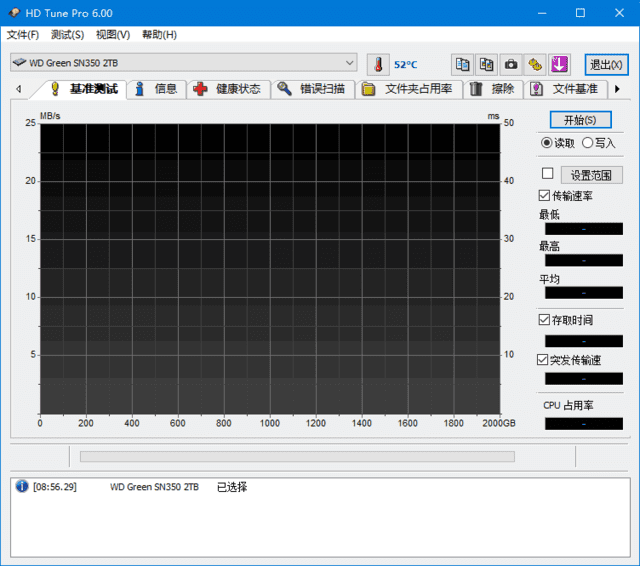 HD Tune(固态硬盘性能检测工具) Pro v6.10 汉化绿色版