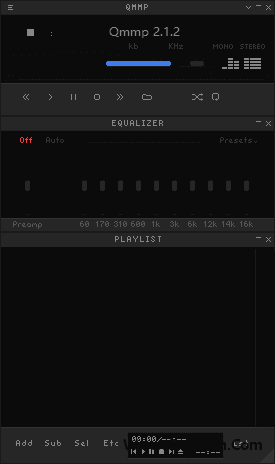 Qmmp(基于Qt的开源音乐播放器) v2.2.2
