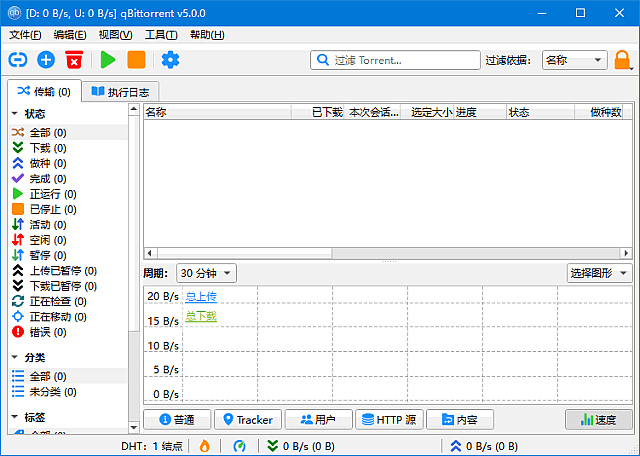 qBittorrent Enhanced Edition(BitTorrent客户端) v5.0.2 中文绿色版