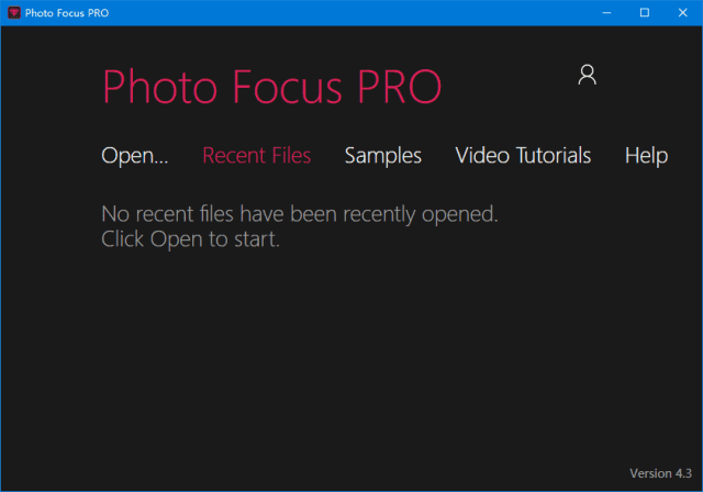 InPixio Photo Focus(模糊照片清晰处理软件) v4.3.8623 便携版